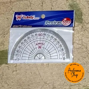 Busur 180 Derajat Butterfly – Presisi, Awet, dan Praktis untuk Kebutuhan Belajar maupun Kerja