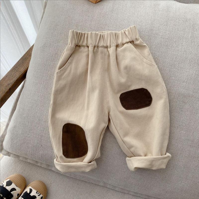 [TingTing Baby] (10-22kg) KKD01 - Quần KaKi Vá cách điệu phong cách Hàn Quốc cho bé mặc đi học, đi chơi cá tính chất liệu kaki mềm mại, thoải mái quần trai 5