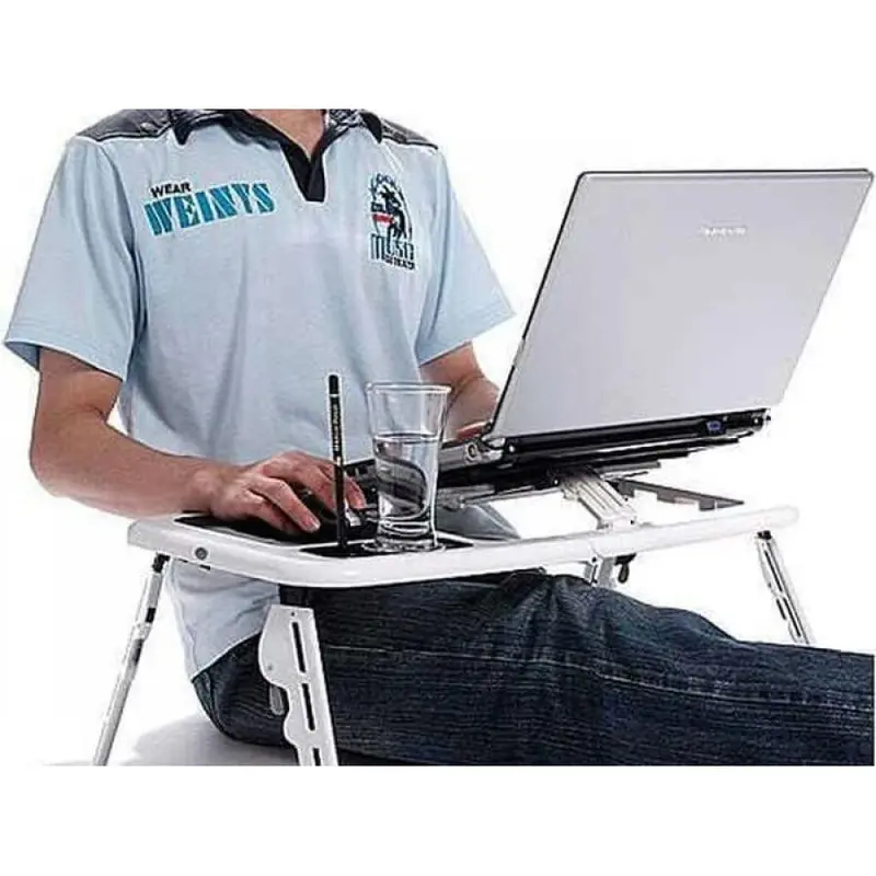 Meja Laptop Portable With Cooling Pad 0