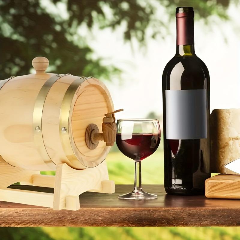Wooden Wine Barrels-Elegant Home Kitchen Storage & Finishing-Food Safe Natural Wooden Wine Barrels for Storing Whiskey, Red Wine, Spirits 5