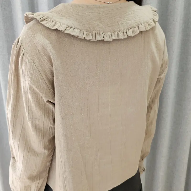 Sohee Top / atasan wanita / kemeja wanita Polos Linen 6