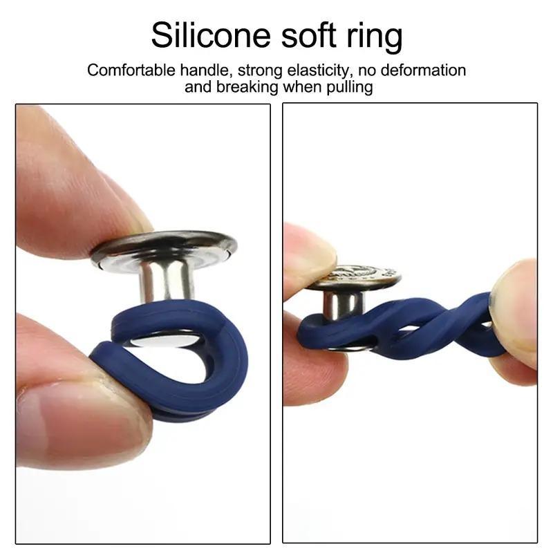 Random Color Practical No Sew Jeans Extender Button, 5pcs Jeans Button, Jeans Buckle, Sewing Accessories 5