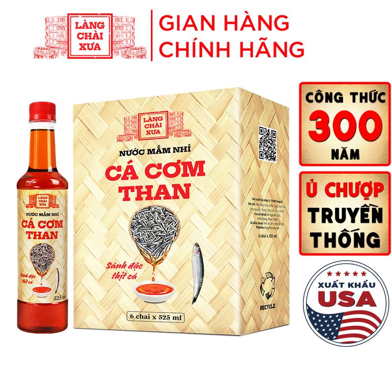 [Date mới] 01 Chai Nước mắm nhỉ Cá Cơm Than Làng Chài Xưa chai nhựa cao cấp 525ml/chai Đặc Biệt Thanh Dịu An toàn Tiết Kiệm Nước Sốt Gia Vị