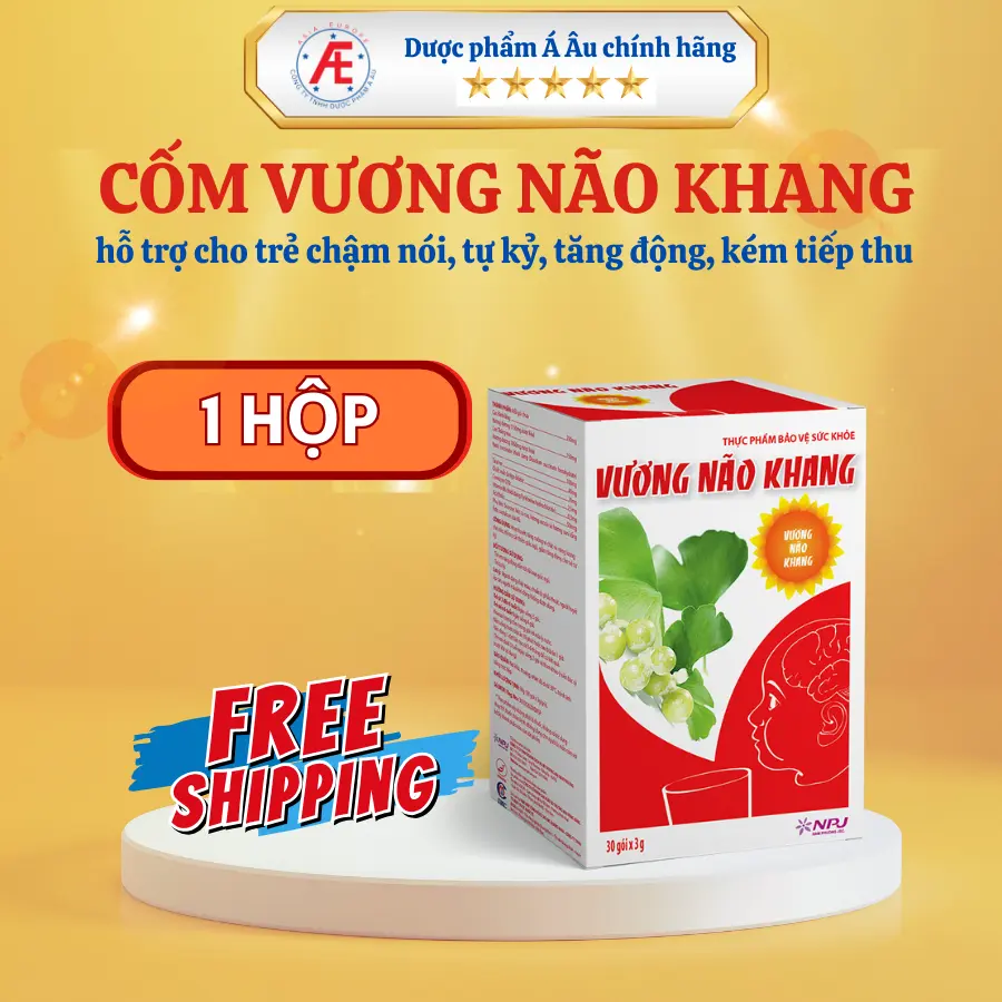 Cốm Vương Não Khang (Hộp 30 gói) - Công ty Nam Phương