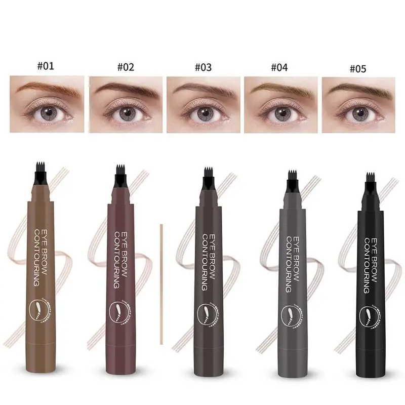 SUAKE Pensil Alis Microblading Eyebrow Tattoo Pen Waterproof - Y004 Kering Lasting 7