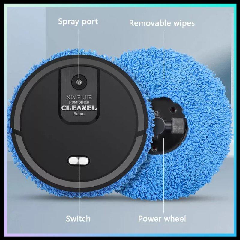 Product Introduction of SG [READY STOCK] Wet And Dry Vacuum Cleaner Strong Adsorption Robot Vacuum Cleaner Spray Mop Robot Mop Floor Cleaner 25