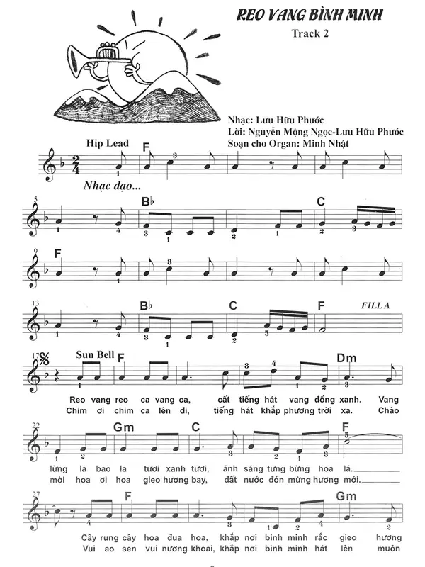 Sách - Thực Hành Biểu Diễn Organ Cho Thiếu Nhi – Tập 4 	- HH - Tác Giả Ths Cù Minh Nhật 5
