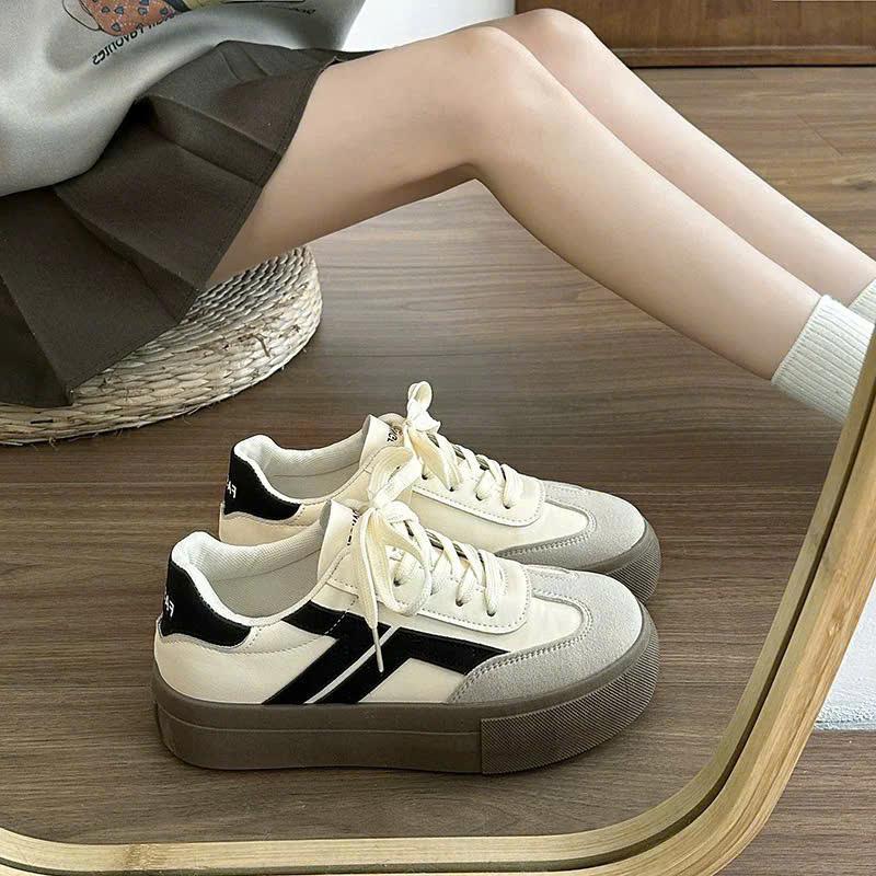  Giày nữ sneaker chữ T đế cao 3.5cm T924 mã c31 