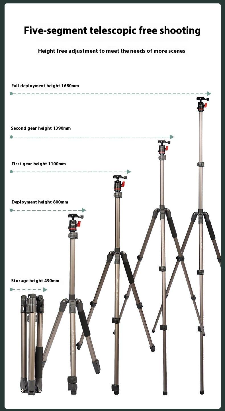 Product Introduction of SL OKSUPER camera tripod photography SLR tripod outdoor portable aluminum alloy hydraulic damping gimbal bracket 12