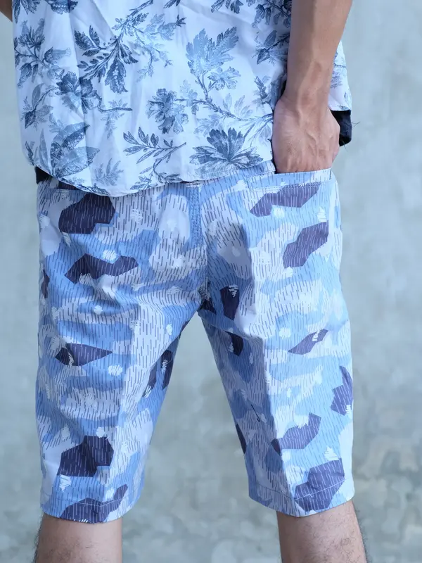 Celana Pendek Pria Chino Motif Amico Shorts Katun 2