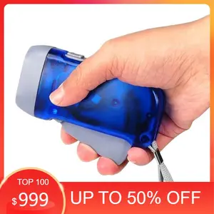 Senter Pompa LED Penerang Darurat Untuk Camping Hiking Memancing // Lampu Senter Tangan