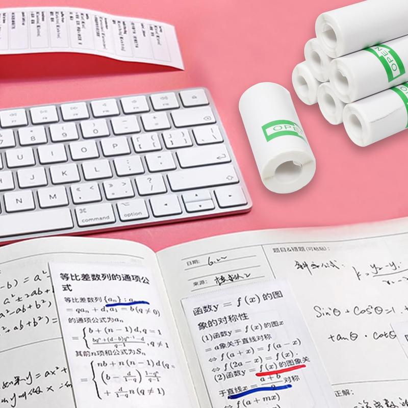 Product Introduction of 20PCS Mini Printer Paper Thermal Sticker Paper Self-adhesive Printer Paper Photo Printer Labels For Photos Notes 5.7 x 2.5cm 14