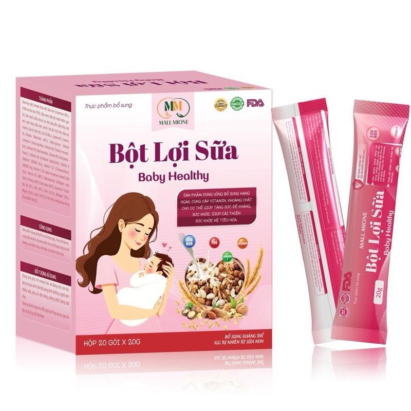 Bột Lợi Sữa BaBy Healthy ( Mẫu Mới ) Hỗ trợ Mẹ Bầu tăng chất lượng sữa, ít sữa, sữa loãng sau sinh....
