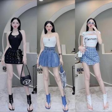 Bốt xỏ ngón 6 phân Thuý hoa Nữ Shoes GiàY Boot