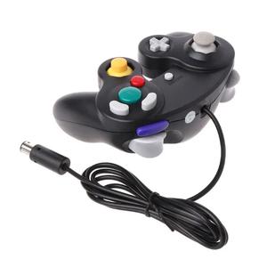 Pengawal Permainan Berwayar, Untuk NGC, GameCube Gamepad, Untuk Konsol Permainan Video Wii, Alat Kawalan controller control Console Gaming Hitam Mic game stick full set lengkap