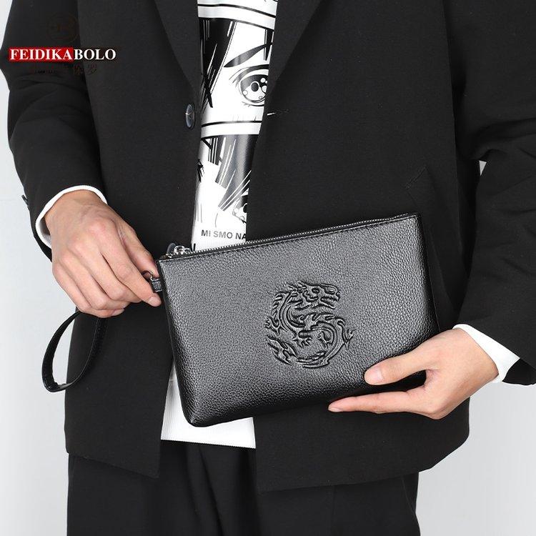 Product Introduction of Zipper Men's Bag One Size Clutch PU 29