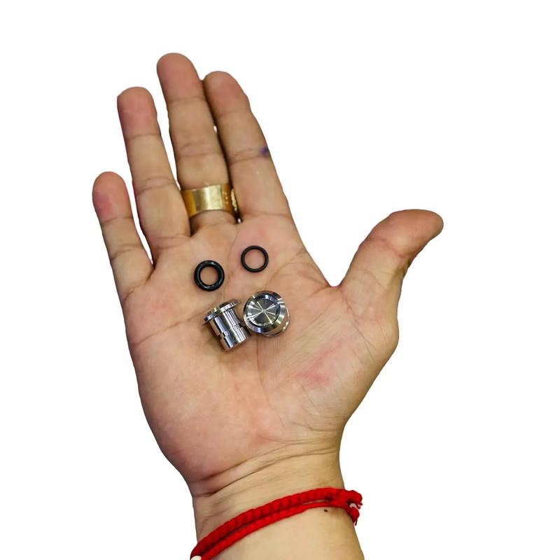 COMBO 2 NÚT ĐẬY INOX 304 MẪU TRƠN SÁNG BÓNG CHO LỐC NỒI VARIO 125 150 ĐỜI 2015-2023