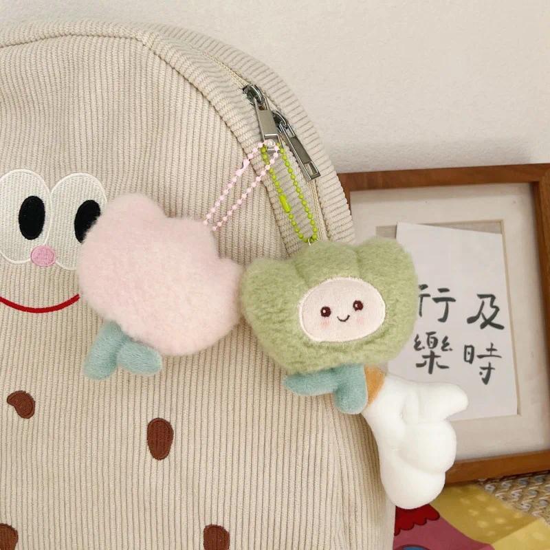 Product Introduction of Plush Keychain Kawaii Cartoon Tulip Soft Stuffed Flower Dolls Bag Pendant Decoration Car Keyring Accessories Bag decoration accessories 6