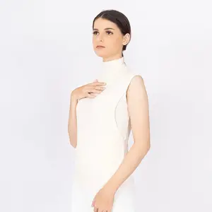 Manset Busui Kutung Turtleneck | Inner Ibu Menyusui Tanpa Lengan Turtleneck Kaos Rayon Premium | Manset Yukensi Buntung Bunsui | Nursing Innerwear