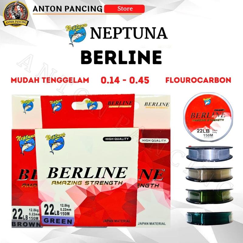Senar Pancing Neptuna Berline Amazing Strength 150m 0,14 0,16 0,18 0,20 0,22 0,25 0,28 0,30 0,35 Japan Material Untuk Joran Reel 0