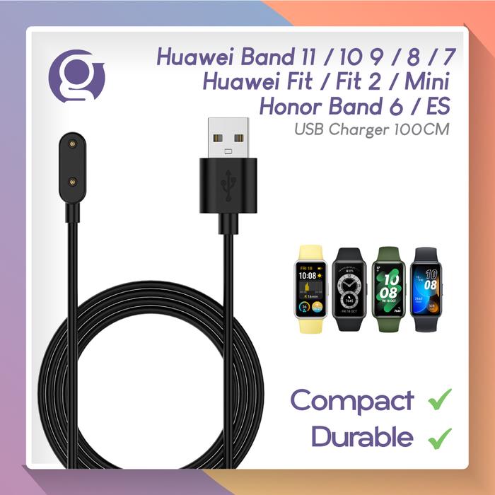 Gambar Charger Magnetic for Huawei Band 11 10 9 8 7 6 / Watch Fit 1 2 3 SE / Honor Band 6 ES USB Cable Charging 1M dari G-Rex Kota Administrasi Jakarta Barat Tokopedia
