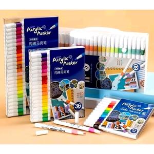 12/24/36/48/60 pcs /set Marker Pen Children's DIY Painting and Coloring Pen Acrylic Paint Pens touch markers 40pcs
