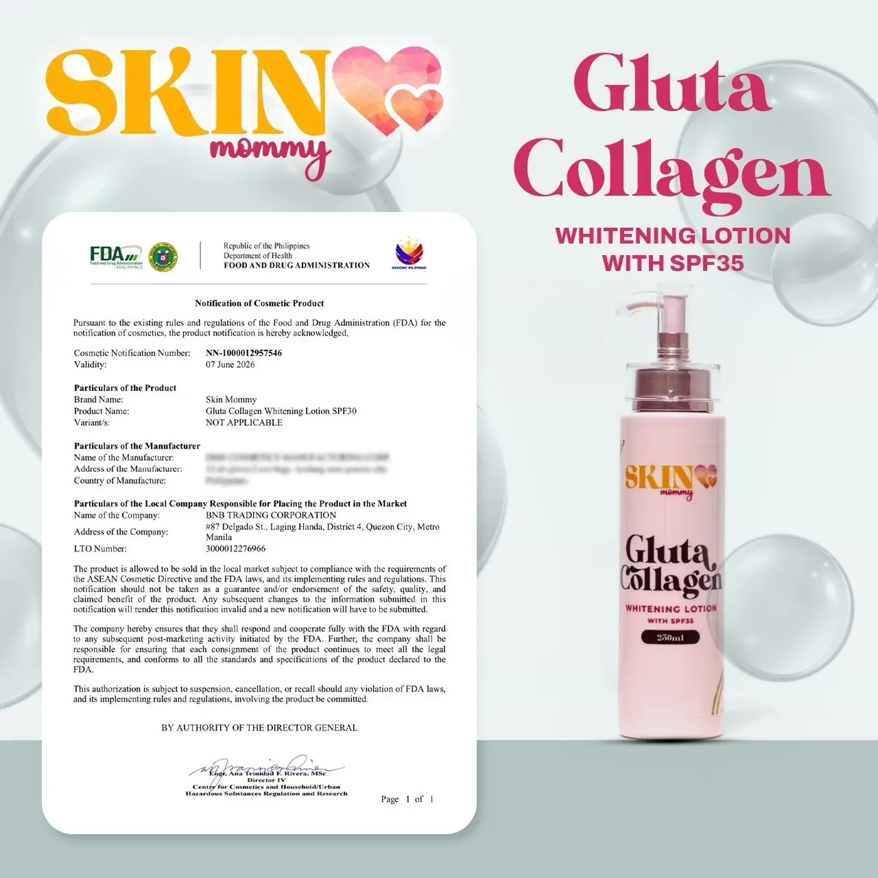 glutathione collagen lotion SKIN MOMMY GLUTA COLLAGEN LOTION - FDA APPROVED glutathione enriched with  collagen whitening lotion