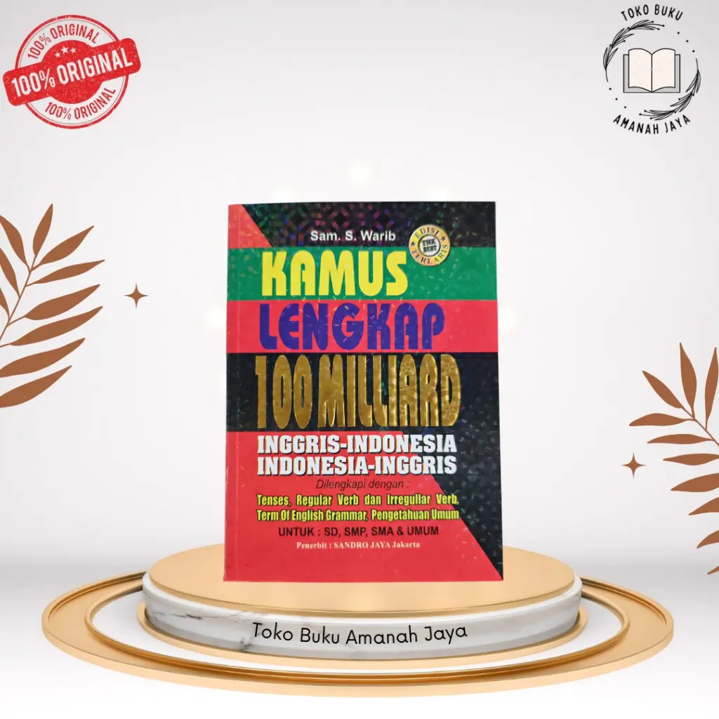 Kamus Bahasa Inggris-Indonesia Lengkap 100 Milliard