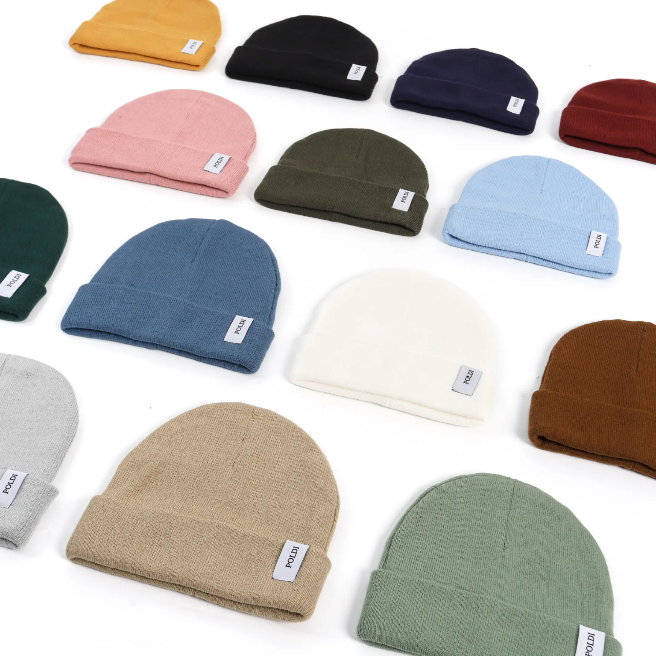 Kupluk Beanie hat "Full Needle" poldi