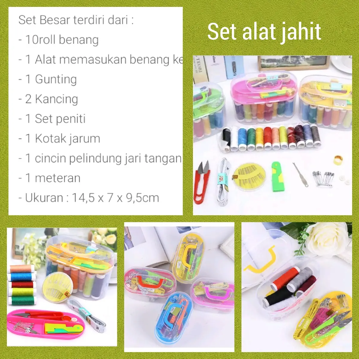 set alat jahit