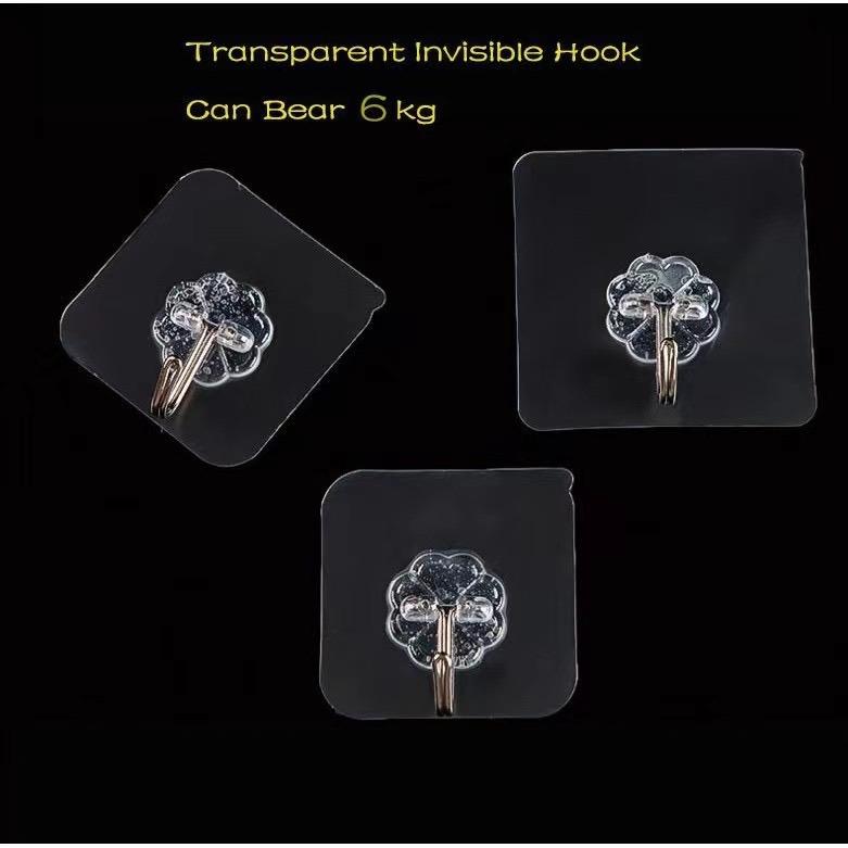 Móc Treo Tường Dính, 10 Gói, Có Thể Tái Sử Dụng, Chống Trượt, Không Đánh Dấu, Chịu Lực, Thích Hợp Cho Phòng Tắm Và Nhà Bếp, Hình Dán 5