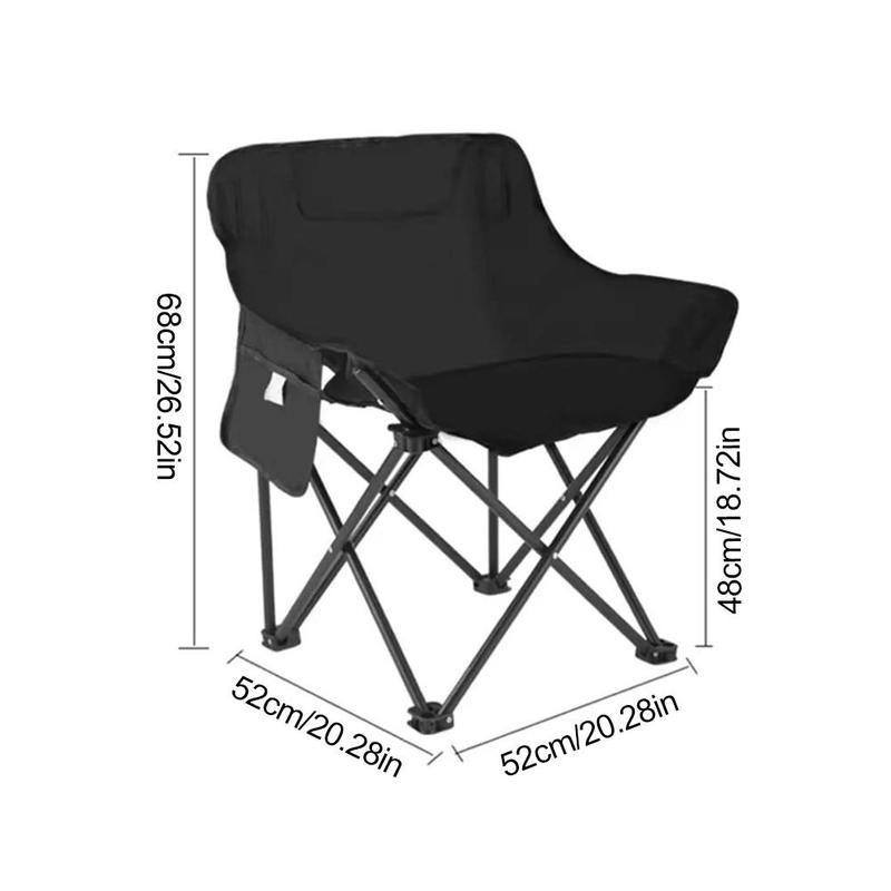 Product Introduction of Camping Foldable Chair Recliner Portable Heavy Duty Load Capacity For Beach Camping Picnic Leisure Home Use Cafe Napping Chair 23