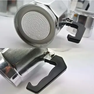 One Two Cups Espresso Coffee Maker Moka Pot Teko 100ml 2 Cup - JF112 4