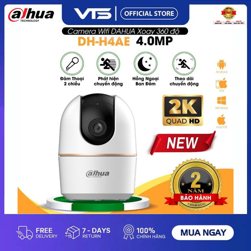 Camera Wifi DAHUA HERO A1 H2AE 2MP, H4AE 4MP 2K, Xoay 360 độ, Đàm Thoại 2 Chiều, Phát Hiện & Theo Dõi Chuyển Động