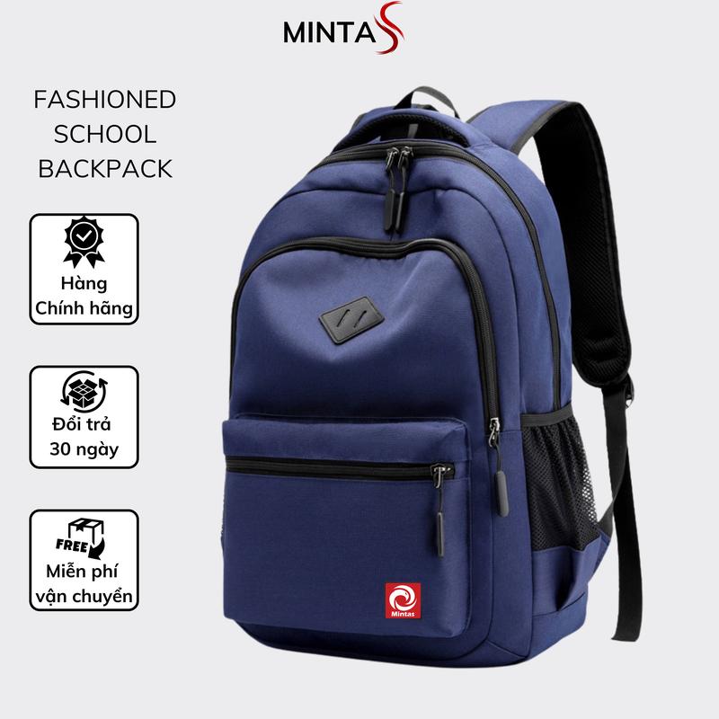 Balo MINTAS thời trang thiết kế tinh tế, balo chống sốc 3 mặt, ba lô có ngăn đựng vừa laptop 15.6icnh