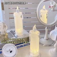 Gambar Lilin LED Elektric Lampu LIlin Akrilik Bening Dekor Minimalis Murah - L 11  CM BENING  dari MadisonShop Kota Administrasi Jakarta Barat 5 Tokopedia