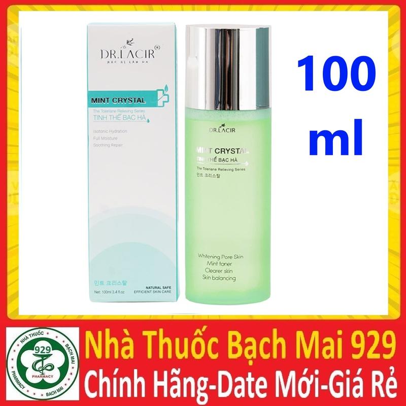 (Sale lương về) Toner tinh thể bạc hà mint crysral Drlacir DR LACIR ,Chai 100ml (MẪU MỚI) Skincare Làm Đẹp Da Tea Dưỡng Ẩm Da Trà