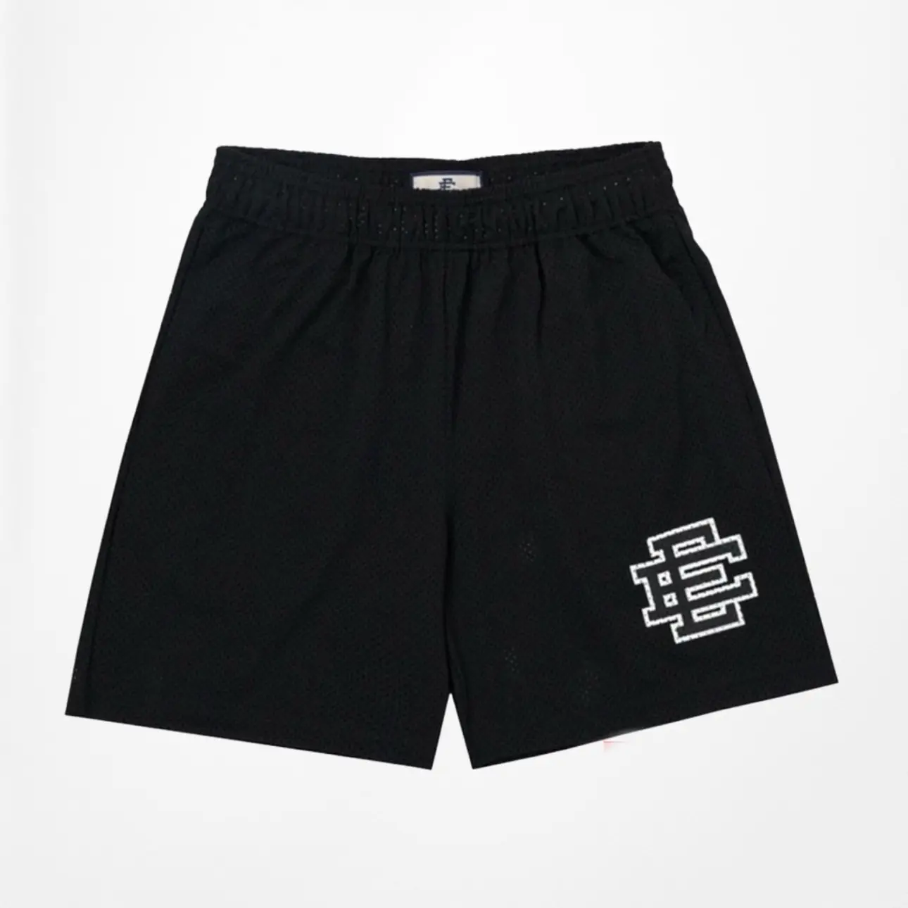 Quần short nam Âu Mỹ màu đen chất liệu polyester vải mỏng mát ko dày có size 40 đến 105kg của nhà Dumiman Menswear Kem