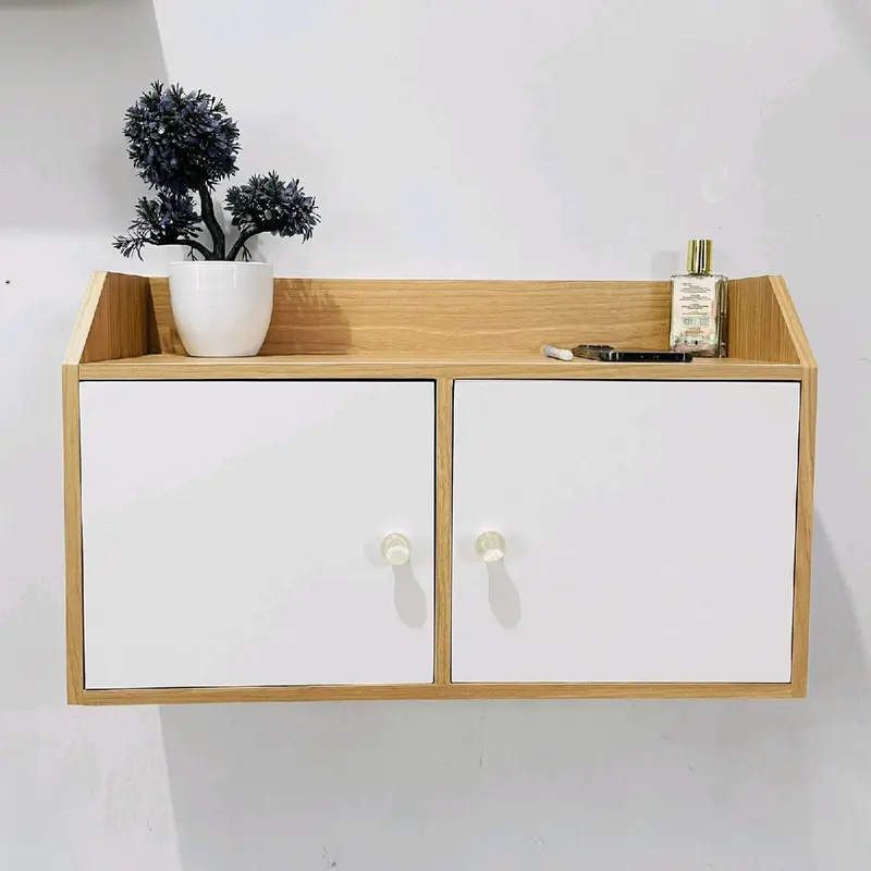 Lemari 2 pintu dinding tempel minimalis 0