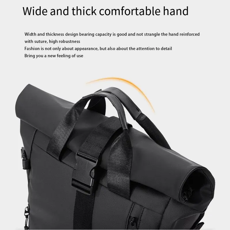 Large Capacity Foldable Backpack, Waterproof Zipper Backpack, Outdoor Travel Backpack, Unisex Sports Backpack for All Seasons 6