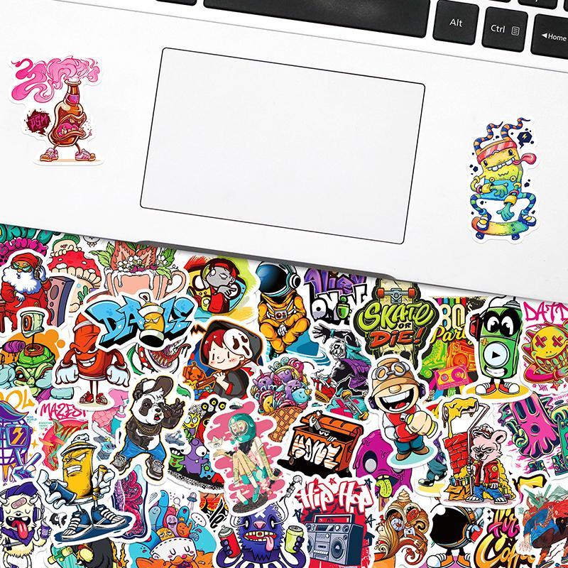 Product Introduction of Monster Pattern Sticker, 50pcs/set Waterproof Self Adhesive Decor Sticker for Gift Greeting Card Water Bottle Laptop Phone Case 2