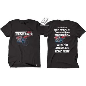 Kaos traktor pejuang rupiah Combed Distro Keren Sablon digital Unisex