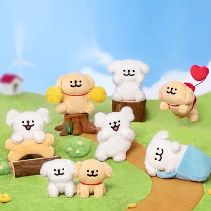 พวงกุญแจตุ๊กตา Maltese น่ารักสุดๆ นุ่มนิ่ม