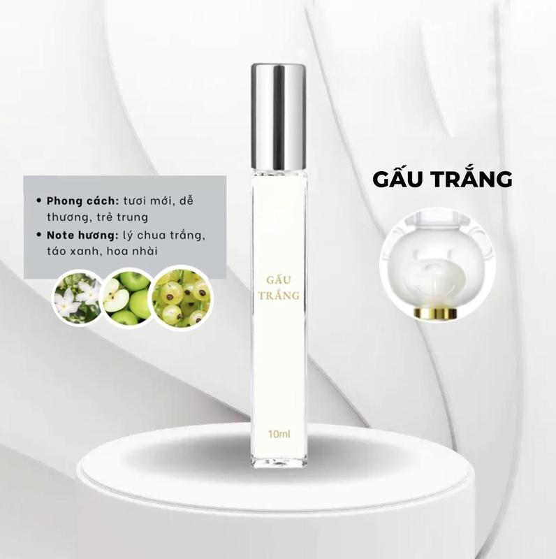 Nước Hoa Nữ Mot-chi-nô Gấu (Trắng, Hồng, Đen) EDP - Hương Thơm Tươi mát, Dễ Thương, Cá Tính Perfume