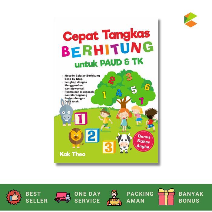 Gambar BUKU ANAK : CEPAT TANGKAS BERHITUNG UNTUK PAUD & TK - Soft Cover dari cklikmedia Kab. Sleman Tokopedia