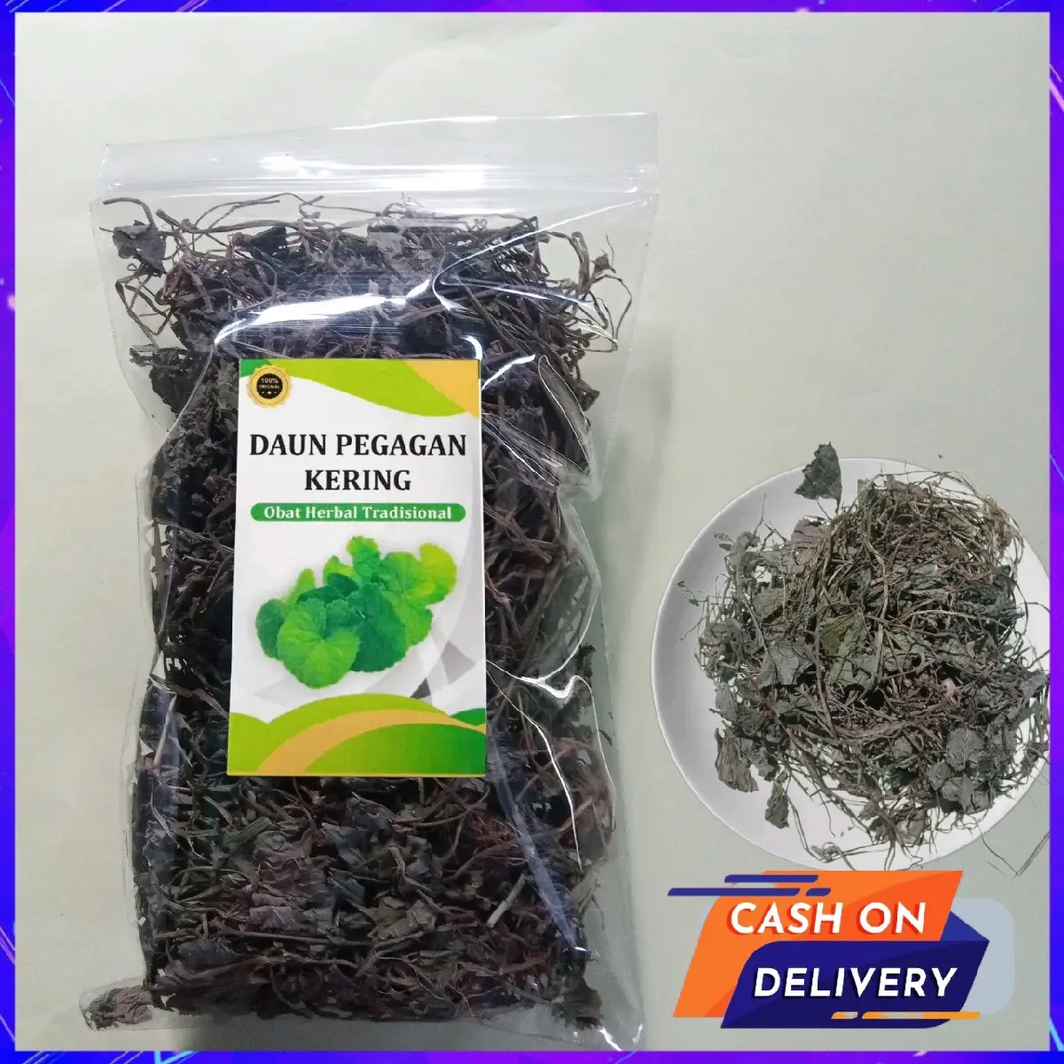 Daun Pegagan Kering Organik
