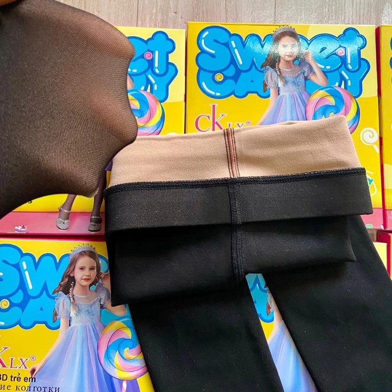 Quần tất 3D cho bé lót nỉ mã 1966#  chuẩn loại 1 ấm áp cho trẻ em từ 3-11 tuổi