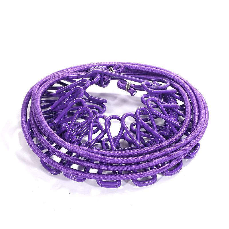 Product Introduction of Cuộn Dây Phơi Quần Áo 12 Kẹp Tránh Gió Bay Tiện Lợi - Dây Phơi Kẹp Sắt Có Móc Thông Minh, Treo Vớ Đồ Trẻ Em 19