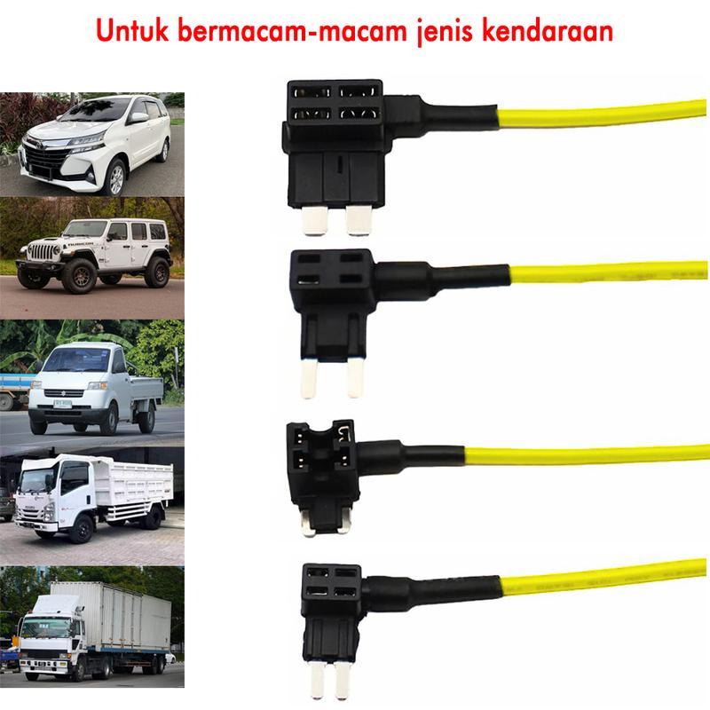 Product Introduction of Kabel jumper fuse tap konektor jumper sekring tancap standar small mini micro fuse blade Kotak 19
