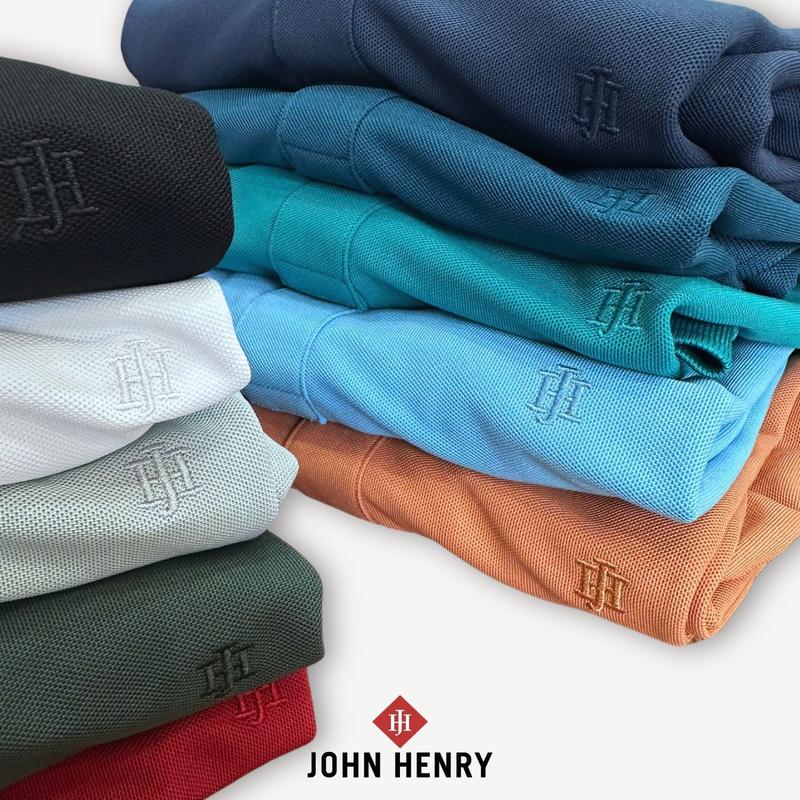 Áo Polo nam Tay ngắn John Henry,  chuẩn form, sang trọng, thanh lịch - KS23ES03T-SCWK HIGH RIS 2
